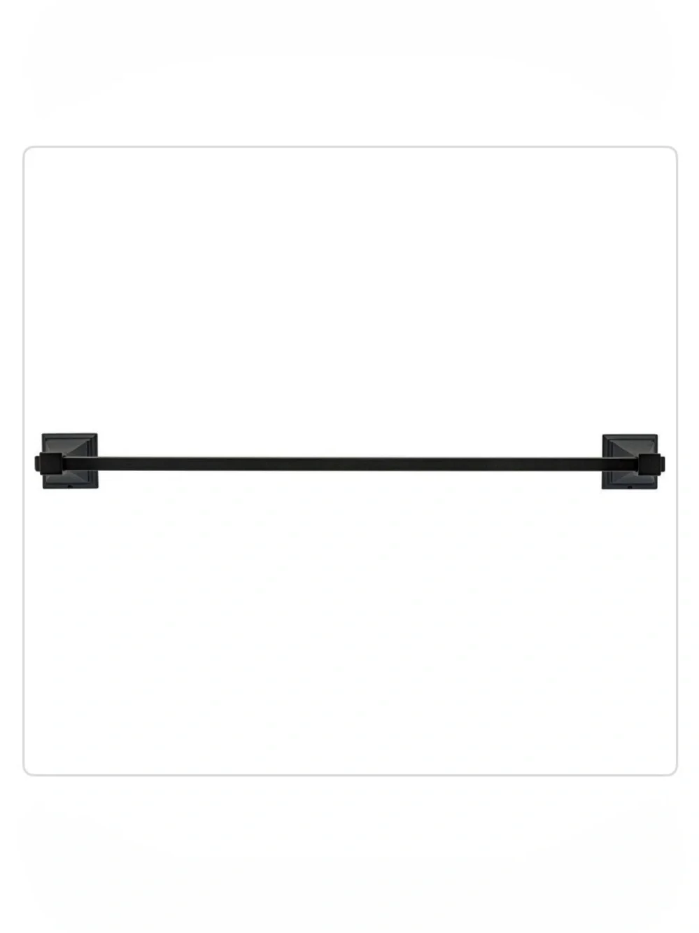 New Delta Lakewood Matte Black Wall-Mount Towel Bar 24”